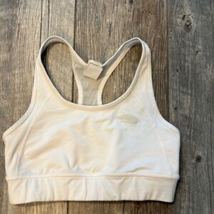 the north face women’s white sports bra size large
